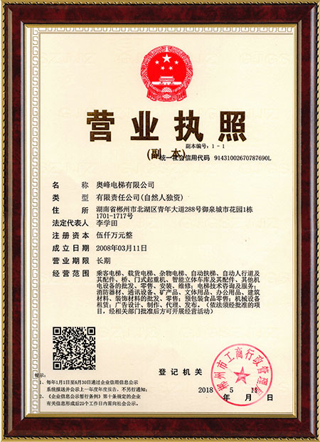 奧峰電梯有限公司,郴州智能立體停車庫(kù),各類電梯,起重機(jī)整機(jī)和配件銷售